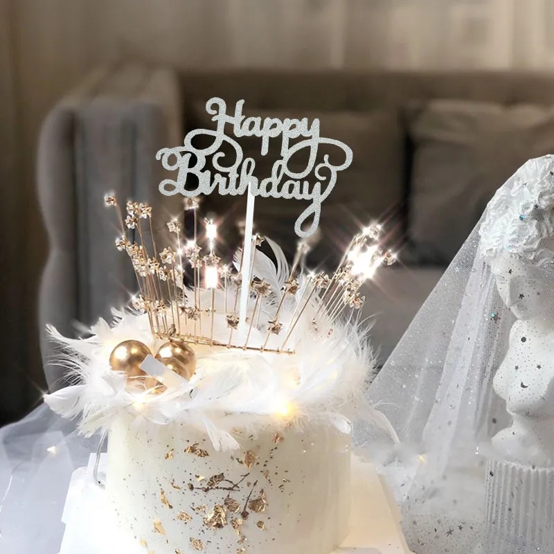 Buy Online Happy Birthday Cake Topper | Gente.pk